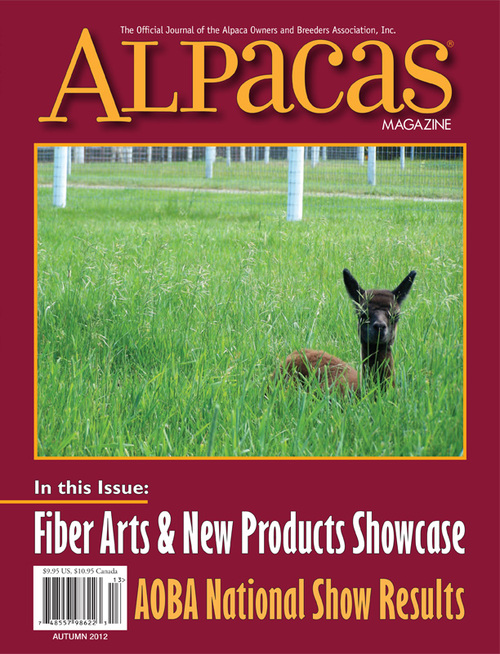 On the cover of Alpacas Magazi